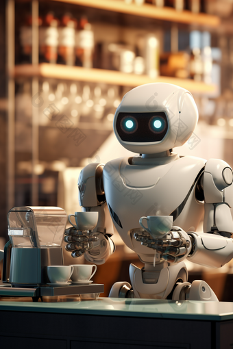 咖啡师机器人餐饮效率