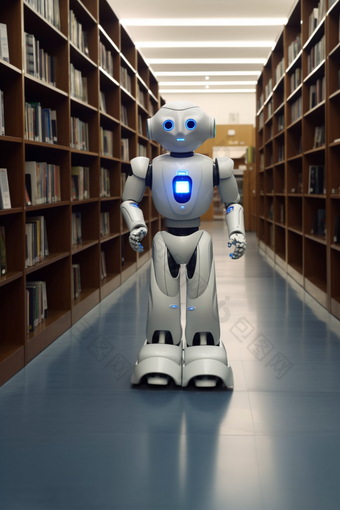 智能图书馆机器人智能化程序图片