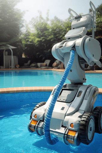 泳池清洁机器人智能化辅助
