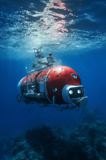 深海探测器海洋商业摄影