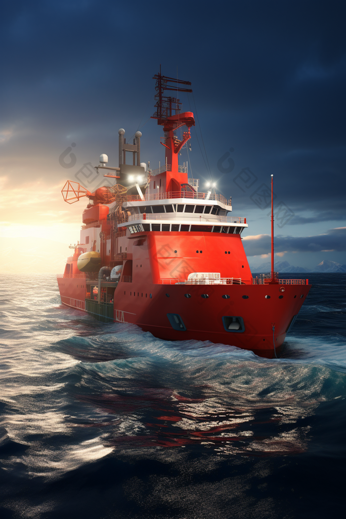 地震勘探船海洋机械设备