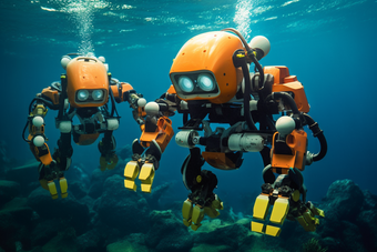 深海探测机器人<strong>海洋</strong>探索