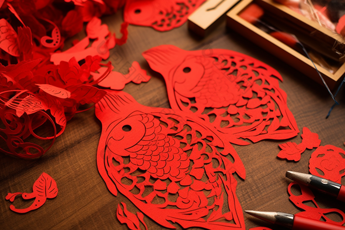 传统春节剪纸剪窗花剪纸艺术创意剪纸