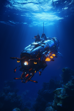 深海探测船摄影图4
