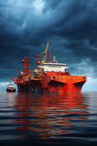海上油气钻采平台石油提取