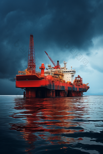 海上油气钻采平台石油探索