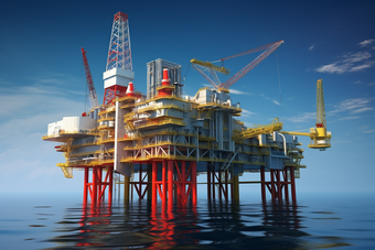 海上石油海上平台海域科技