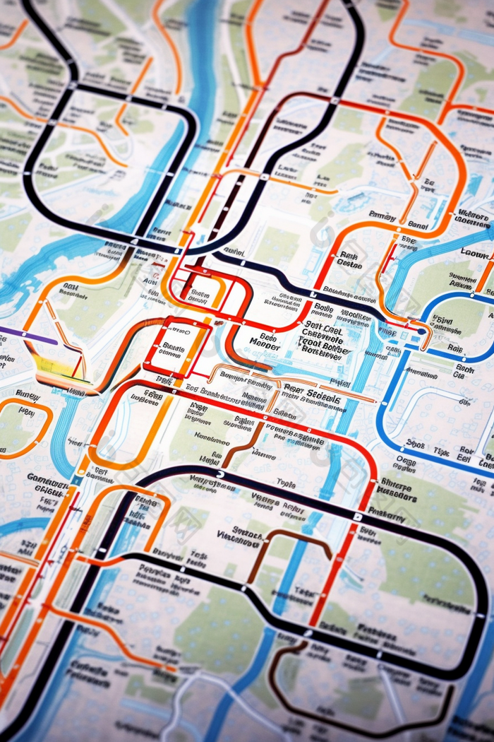 地铁线路地图地铁路线图公共交通图