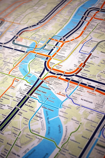 地铁线路地图地铁线路规划公共<strong>交通</strong>图