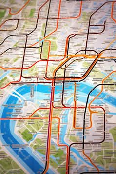地铁线路地图摄影图14