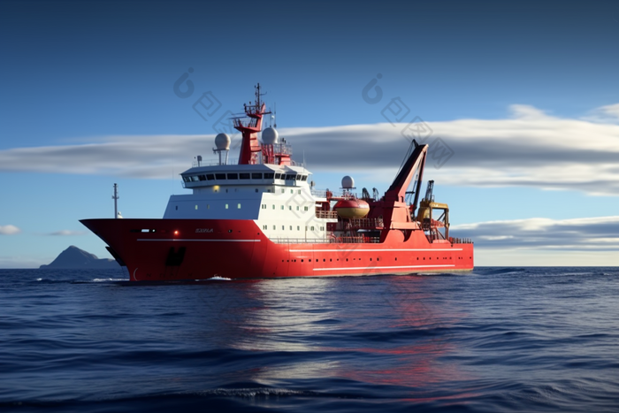 海洋资源勘探船工作船舶安全性