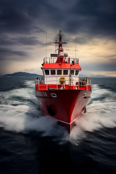 海上消防救援船摄影图11