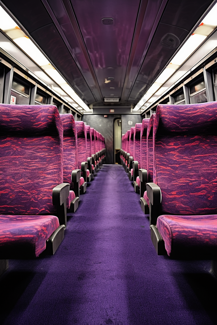 高铁车厢内部座位乘客座椅乘坐体验
