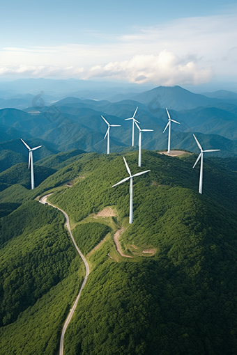 风能发电站风力发电环保能源