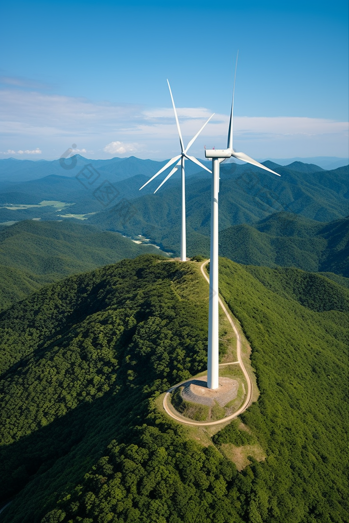 风能发电站可再生能源图片