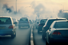 汽车尾气污染摄影图3