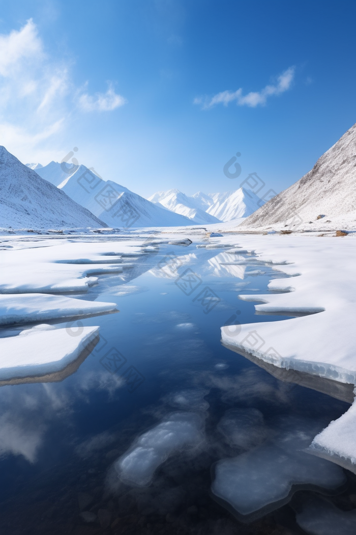 冰川融化自然环境冰川退缩