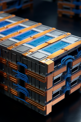 高压锂电池储能集装箱智能商业摄影