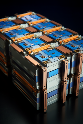 高压锂电池储能集装箱移动商业摄影