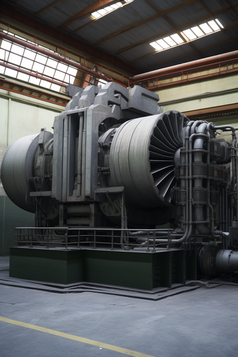 蒸汽涡轮发电机组摄影图6