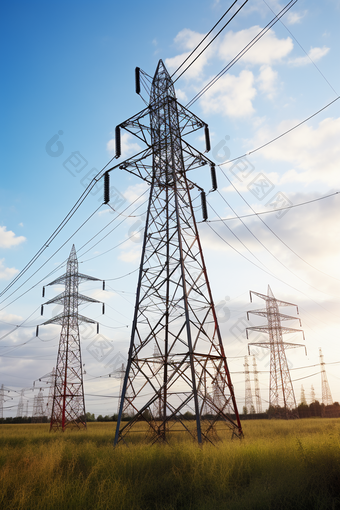核<strong>电塔</strong>线路工程电力传输与分配电力设备