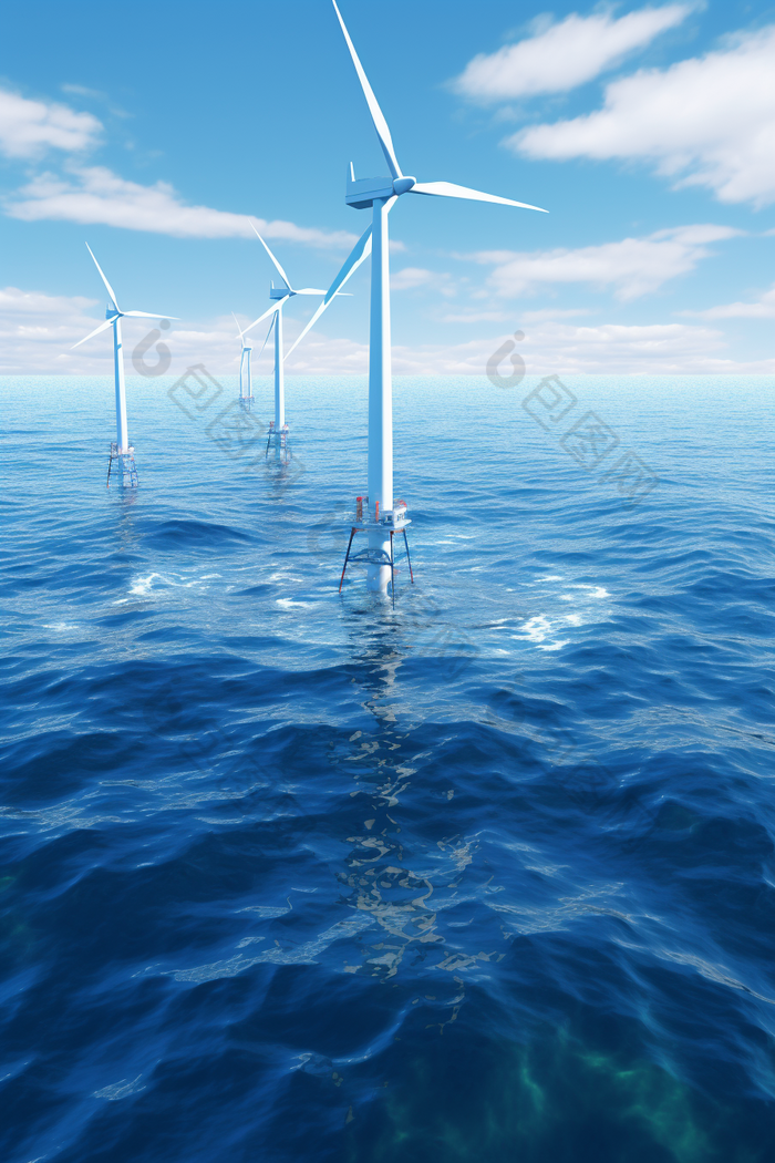 海洋能源发电资源商业摄影