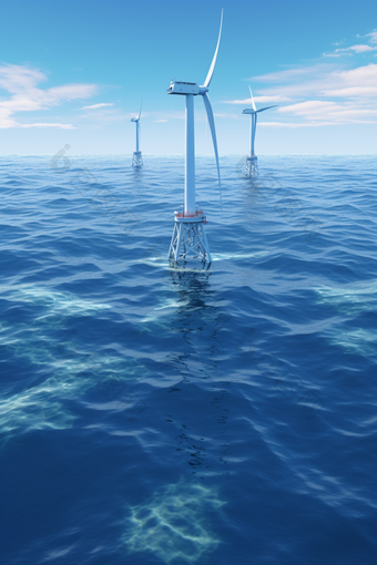 海洋能源<strong>发电</strong>低碳商业摄影