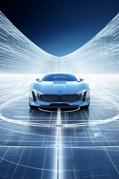 新能源汽车虚拟摄影图1