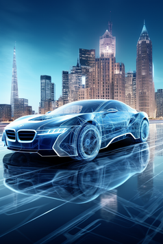 新能源汽车虚拟摄影图7