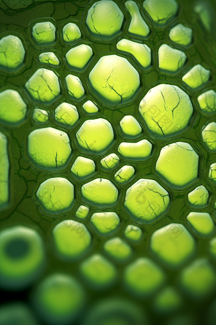 显微镜下的植物细胞壁植物组织纤维素