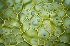 显微镜下的植物细胞壁摄影图9
