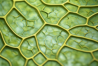 显微镜下的植物细胞壁生物科学