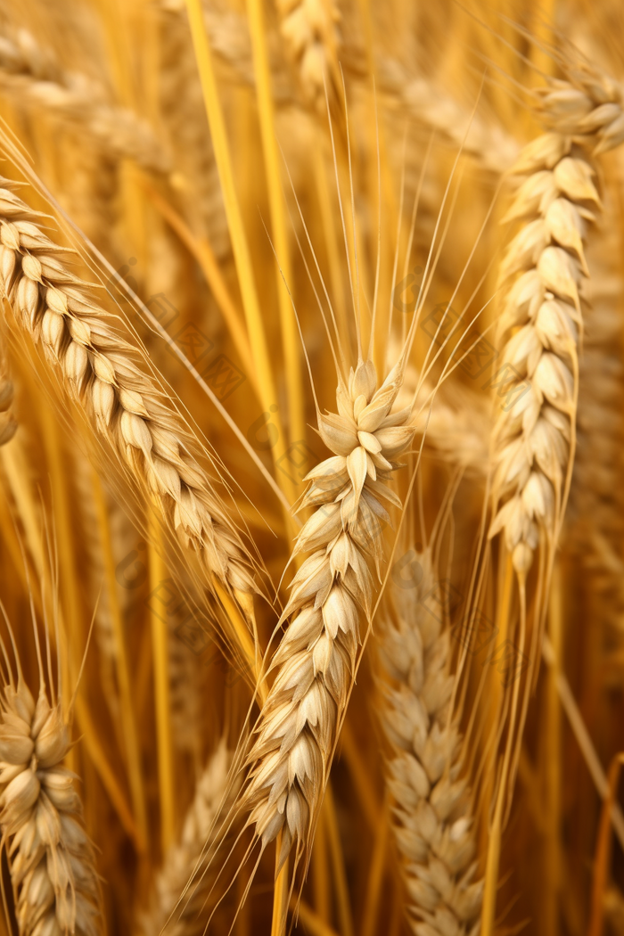 小麦种植粮食农田农耕