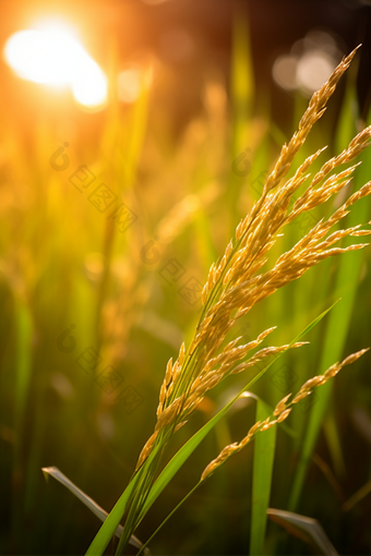 水稻种植粮食稻田农耕