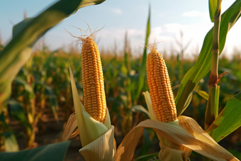 玉米种植粮食农田图片