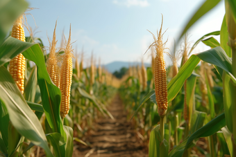 玉米种植粮食农田农耕