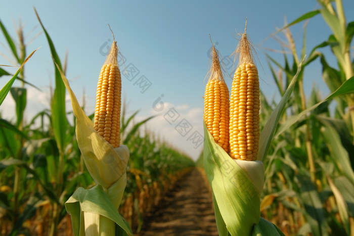 玉米种植粮食农田农业景象