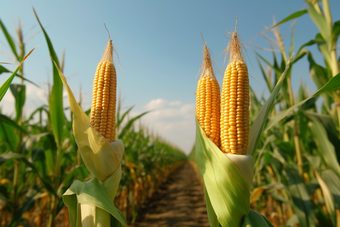玉米种植粮食农田农业景象