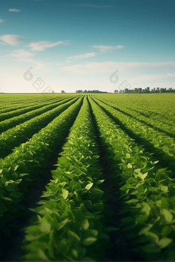 大豆种植粮食农田农作物