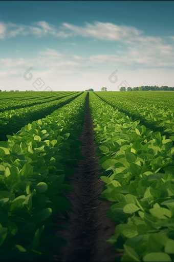 大豆种植粮食农耕农业景象