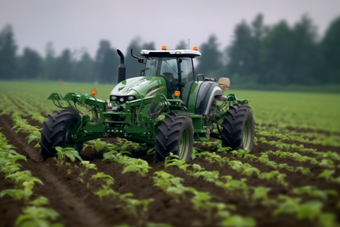 除草机器人农田管理农业科技