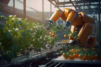 智能采摘机器人自动化农机自动采摘