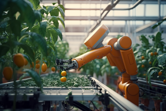 智能采摘机器人农业机械农田作业