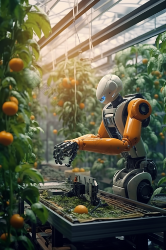 智能采摘机器人自动化农机智能农业