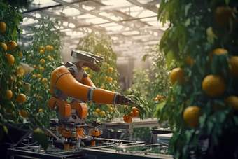 智能采摘<strong>机器人</strong>自动化农机农田作业