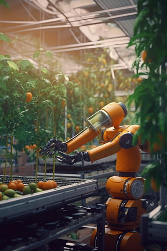 智能采摘机器人自动化农机高效农业
