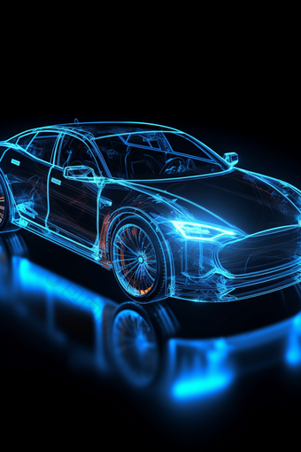 新能源虚拟汽车科幻行驶