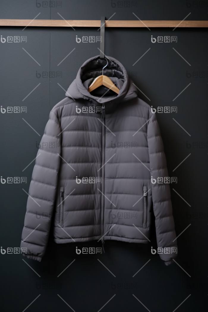 鹅绒羽绒服洁白纺织图片-包图网