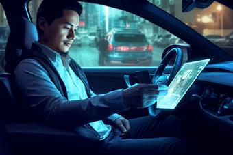 商务智能自动驾驶虚拟屏幕新能源