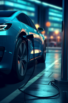 充电中的新能源汽车摄影图17